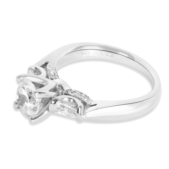 Verragio Diamond Engagement Ring Setting in Platinum (0.25 CTW) - Picture 2 of 4